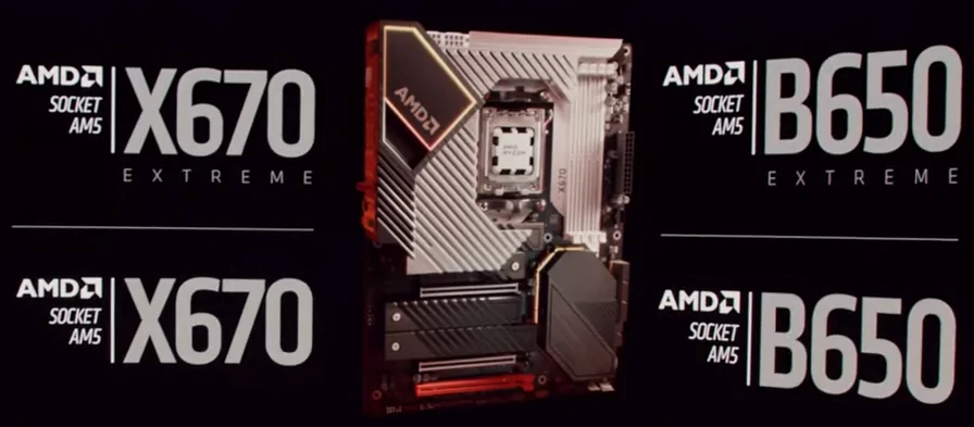 AMD AM5 6000 series chipsets.