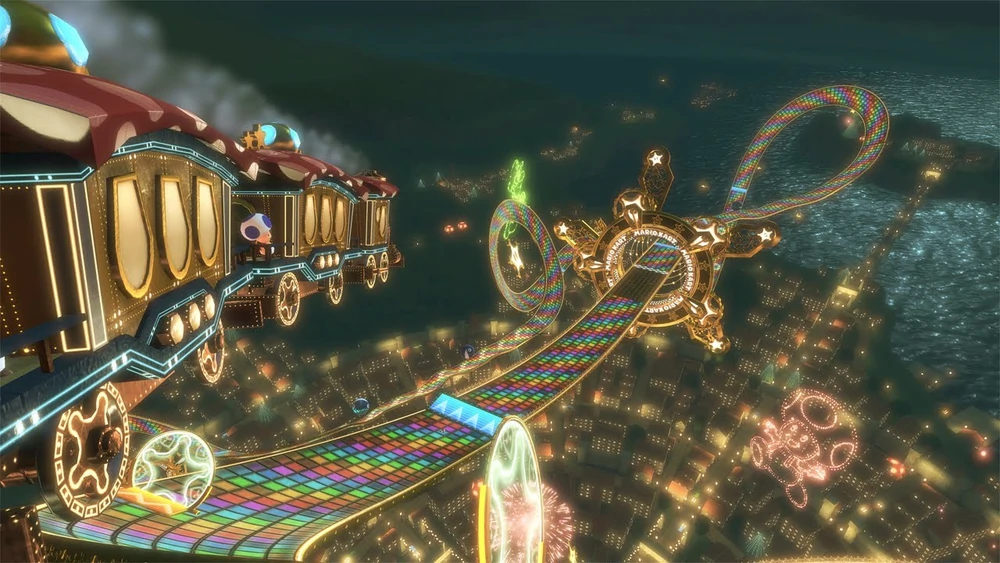 Mario Kart 8 N64 Rainbow Road