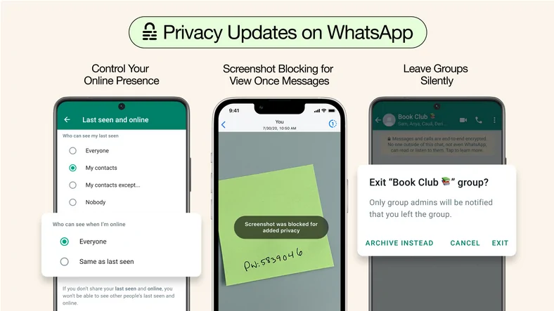 WhatsApp New Features for More Privacy More Protection More Control