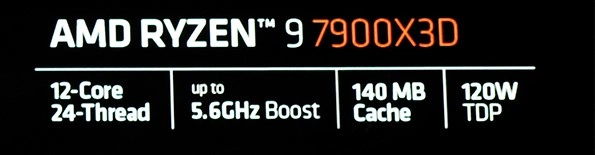 AMD Ryzen 7900X3D CPU Specs