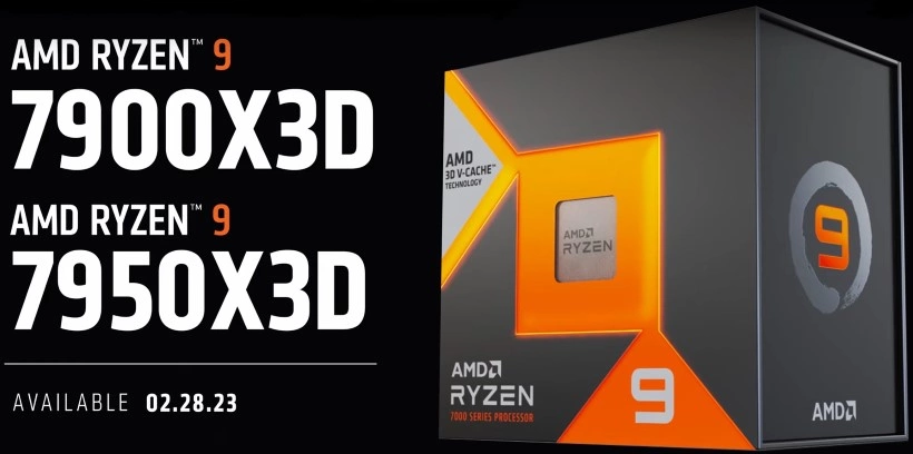 AMD Ryzen 7900X3D And 7950X3D Release Date