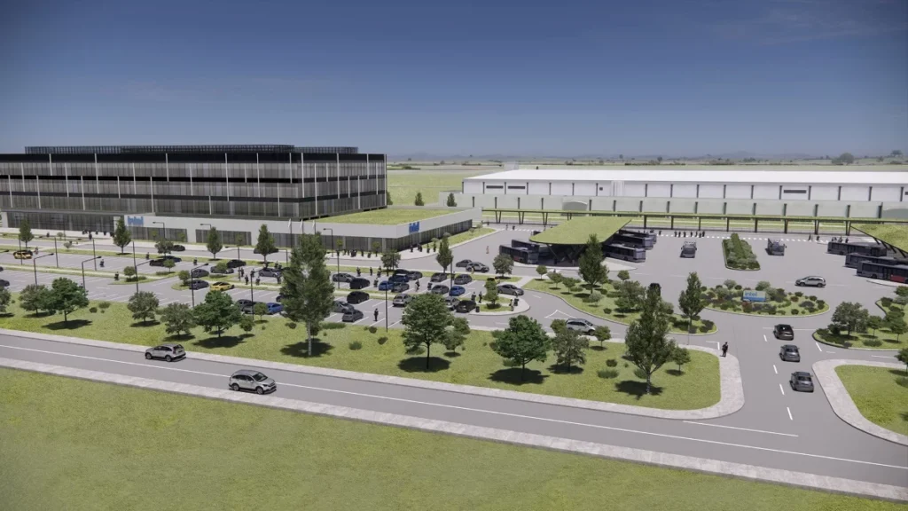 Render Of The New Intel Assembly Plant In Poland.