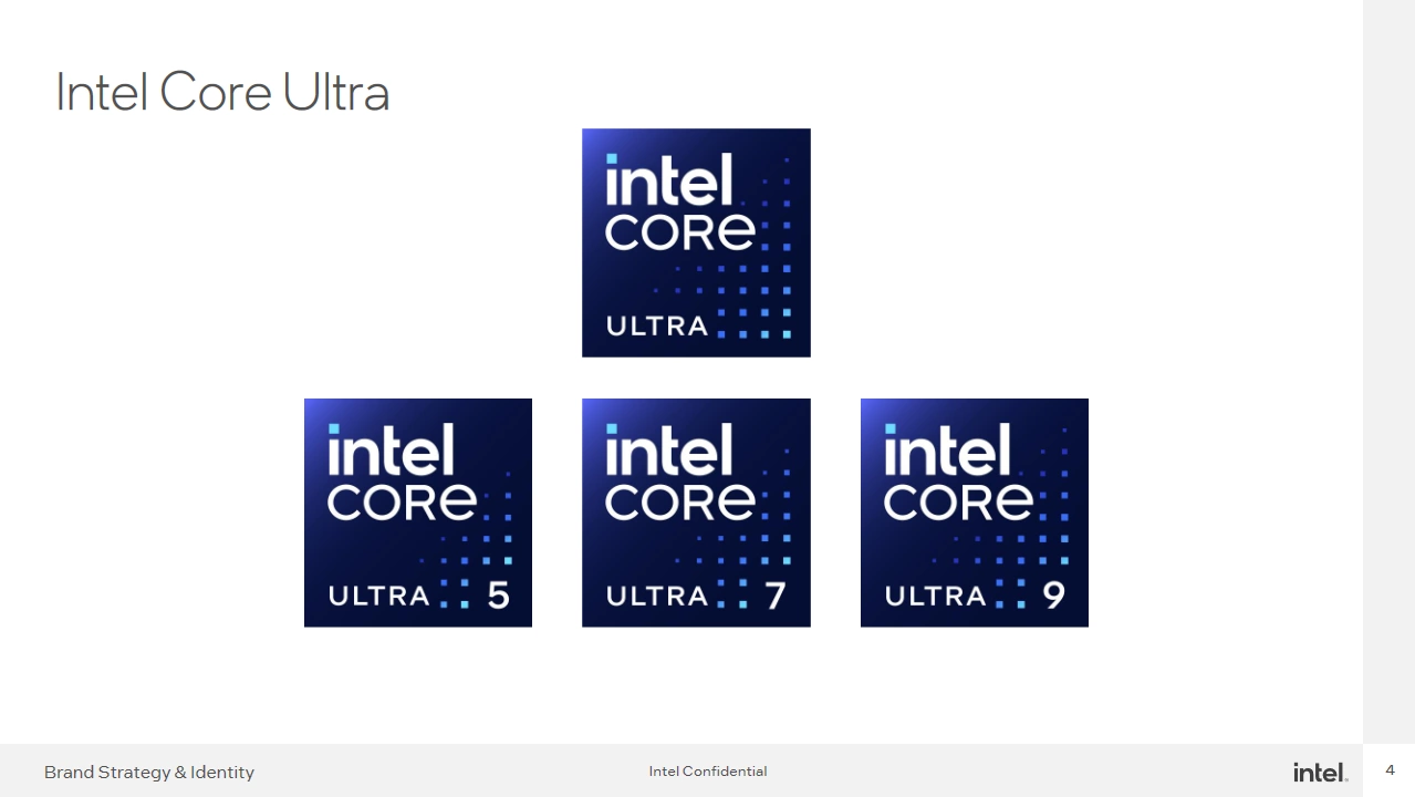 Intel Core Ultra 5 7 9 Branding