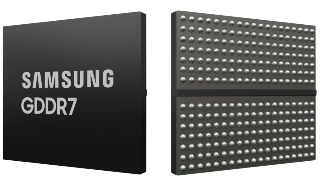 Samsung GDDR7 GPU Graphics Card