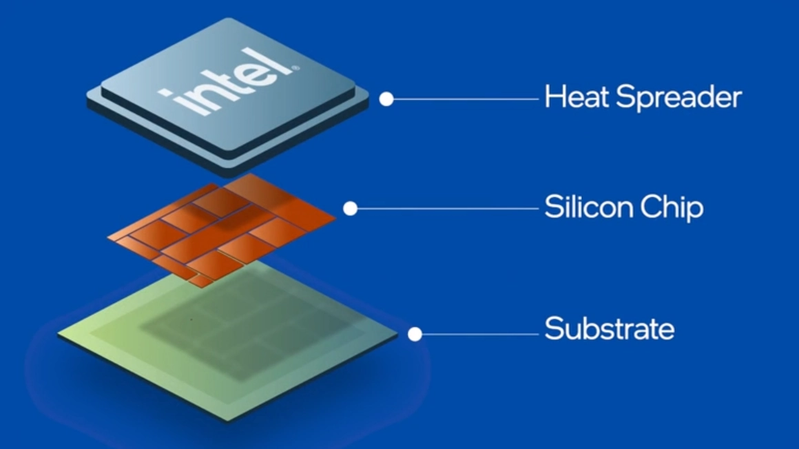 Intel Processor Base Chip And Substrate