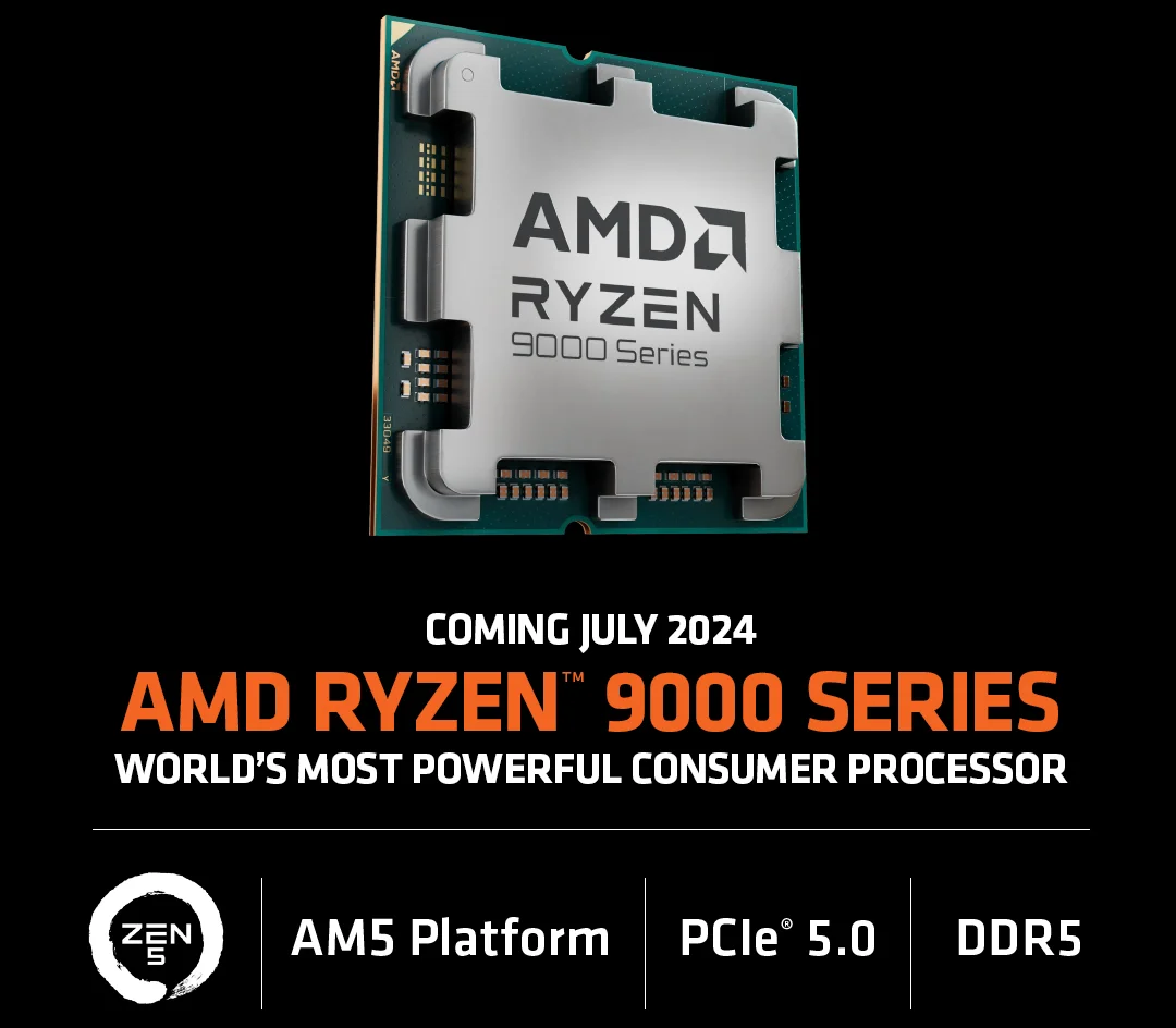 AMD Ryzen 9000 CPU processor series
