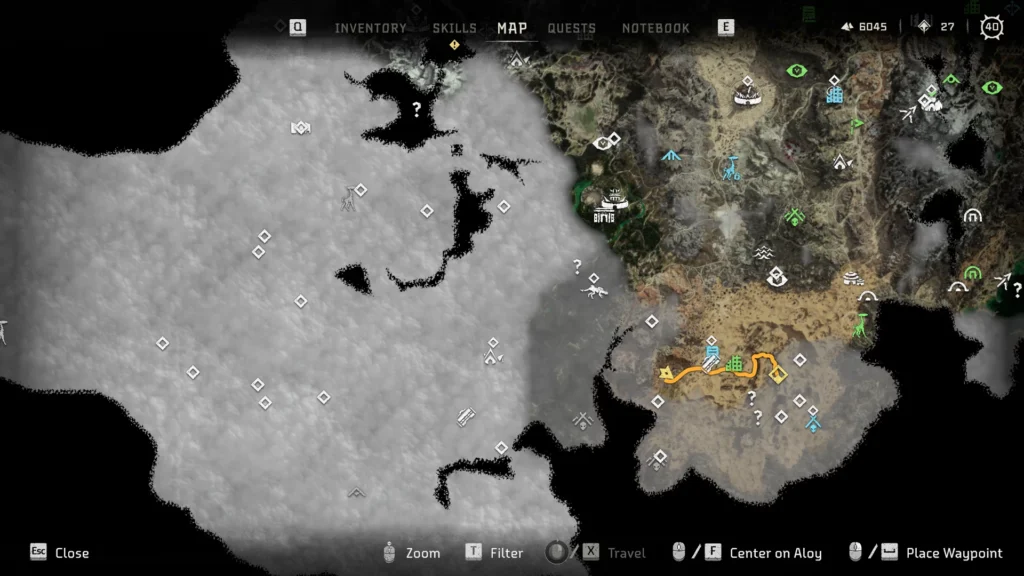 Horizon Forbidden West Complete Edition Map Hidden Areas