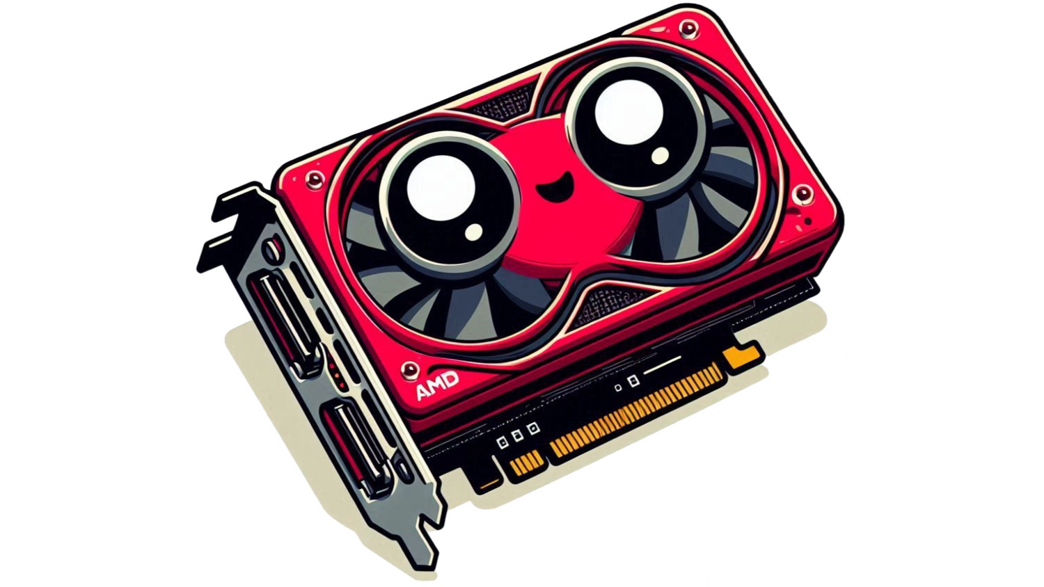 AMD Graphics Card Cute Art RX 8000