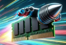 Fast DDR5 RAM Graphics Art Wallpaper