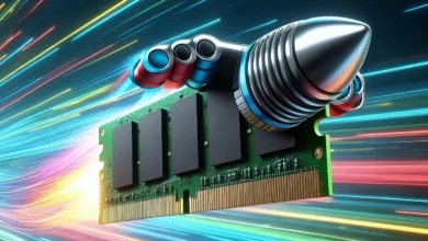Fast DDR5 RAM Graphics Art Wallpaper